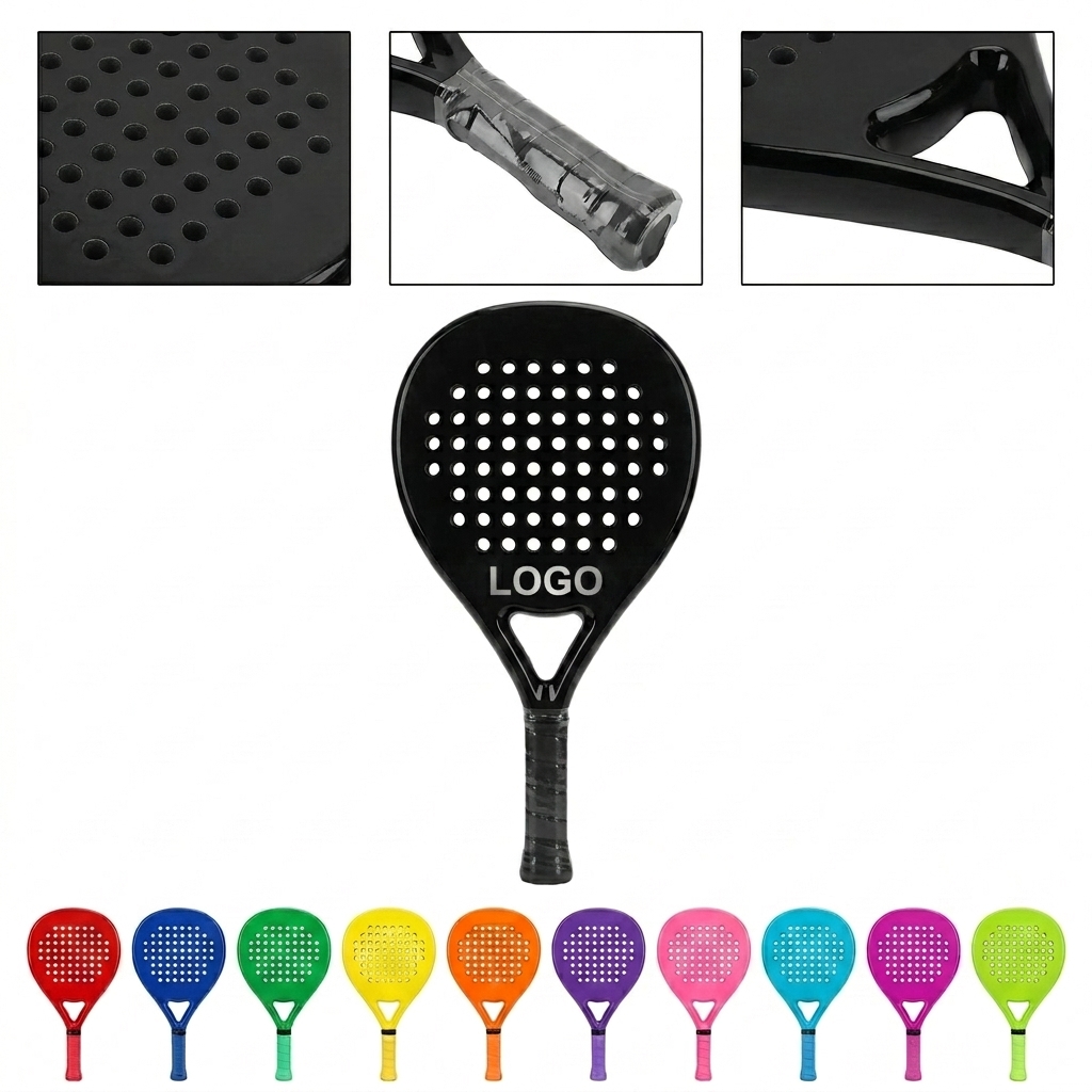 Lightweight Glass Fiber Beach Tennis Racket for All Skill Levels
