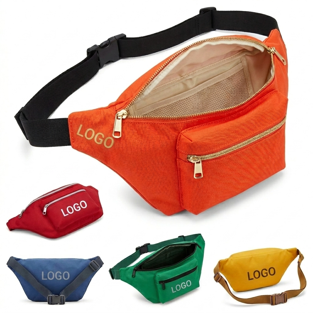 Medium Water-Resistant Fanny Pack with Adjustable Strap for Festivals