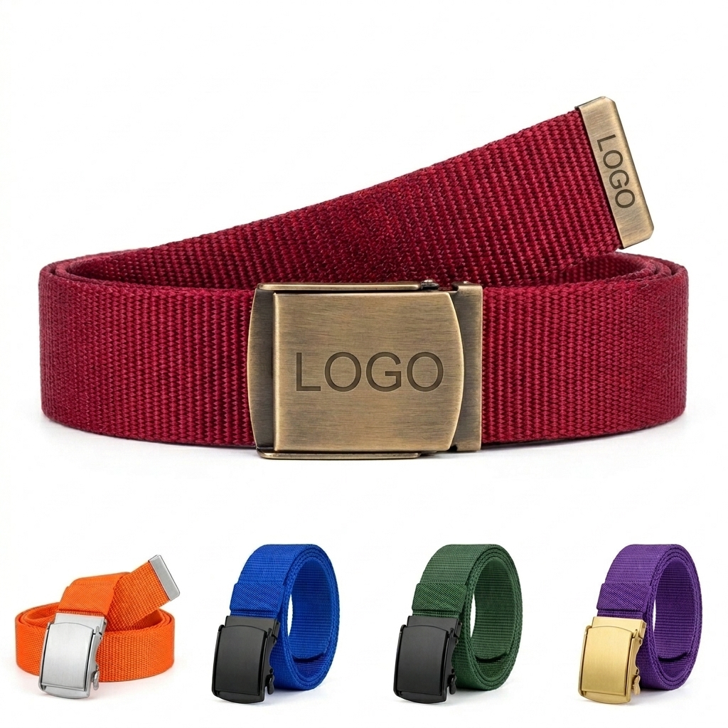 Men's Flip-Lock Micro-Adjustable Belt with Quick-Release Buckle