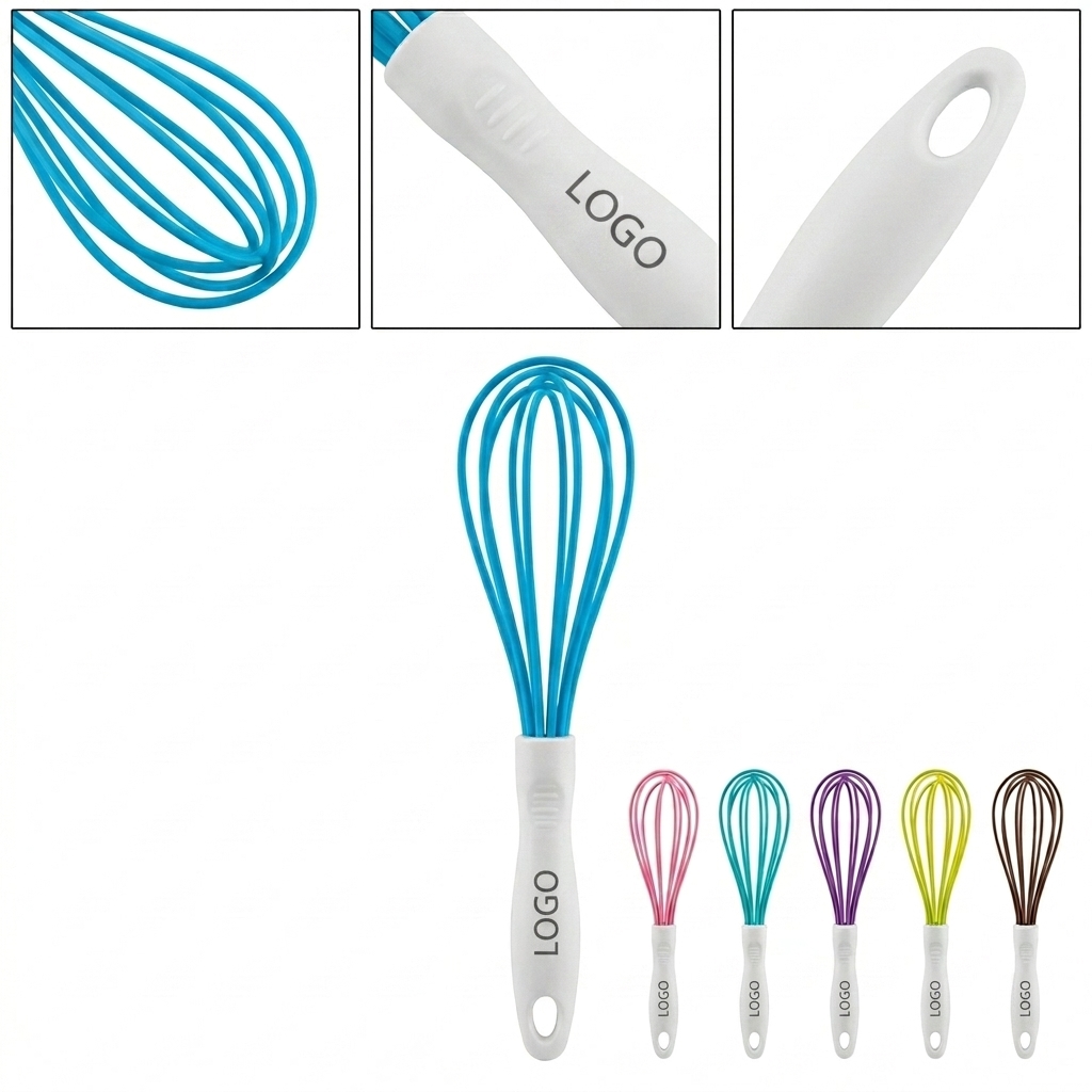 Silicone Multi-Color Hand Whisk